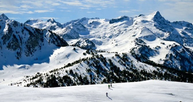Estación de Esquí en Baqueira (Pirineo de Lleida)