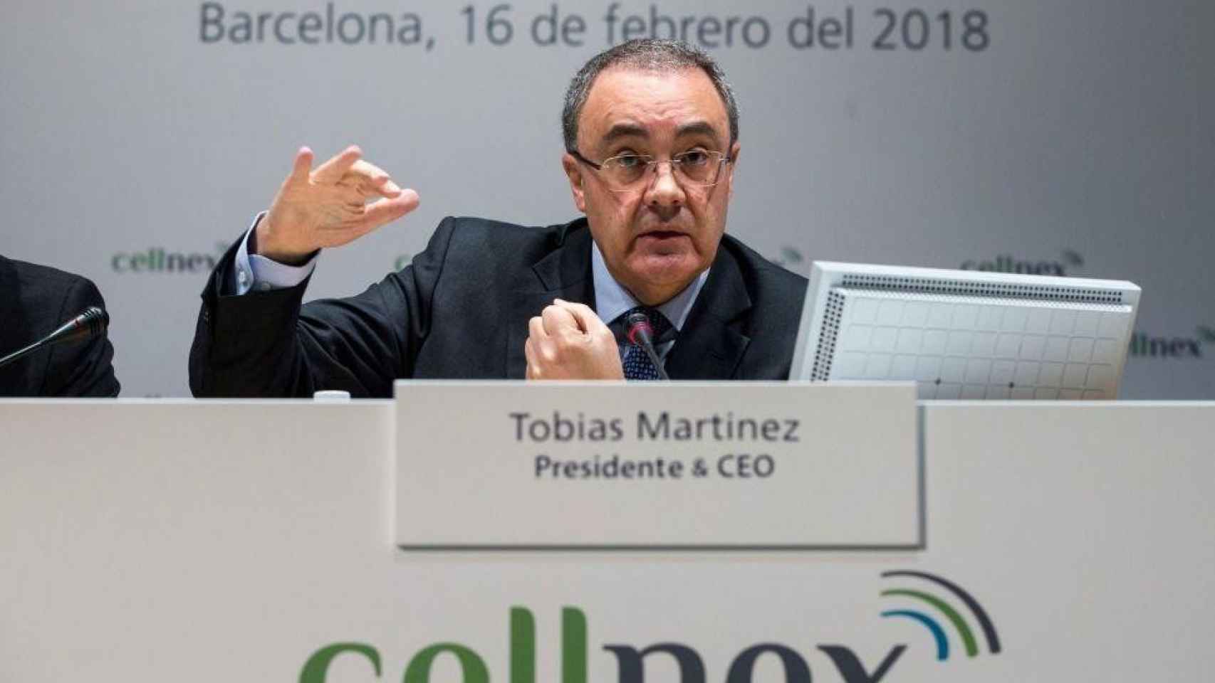 Tobías Martínez, consejero delegado de Cellnex / EFE