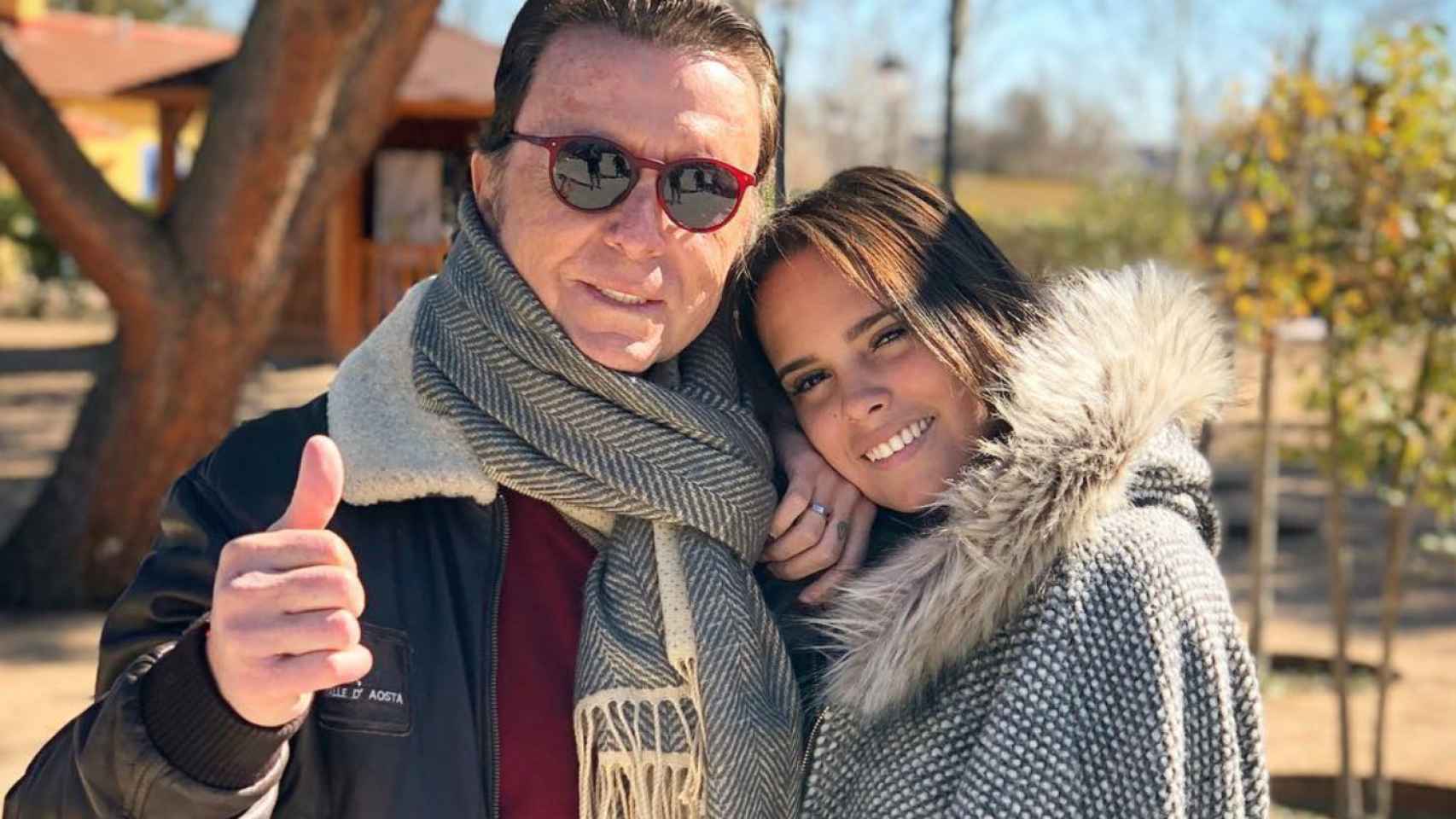 Gloria Camila se fotografía con su padre, José Ortega Cano / INSTAGRAM