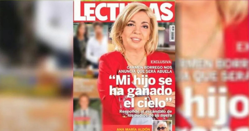 Carmen Borrego en la portada de la revista 'Lecturas' / REDES