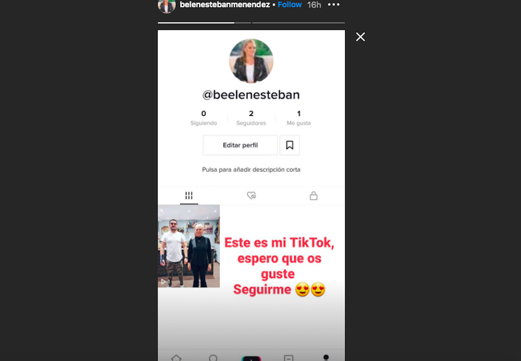 Belén Esteban se estrena en la plataforma de vídeos Tik Tok / INSTAGRAM