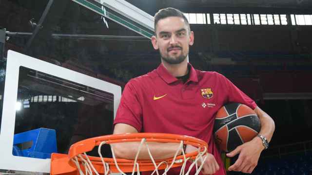 Tomas Satoransky, en el Palau / FCB