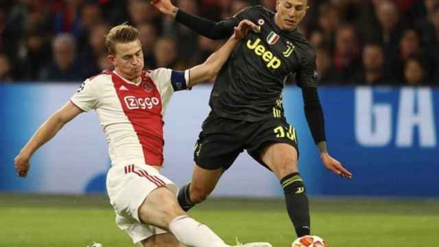 Una foto dfe Matthijs de Ligt durante el Ajax- Juventus / Instagram