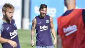 Una foto de Leo Messi en un entrenamiento / FCB