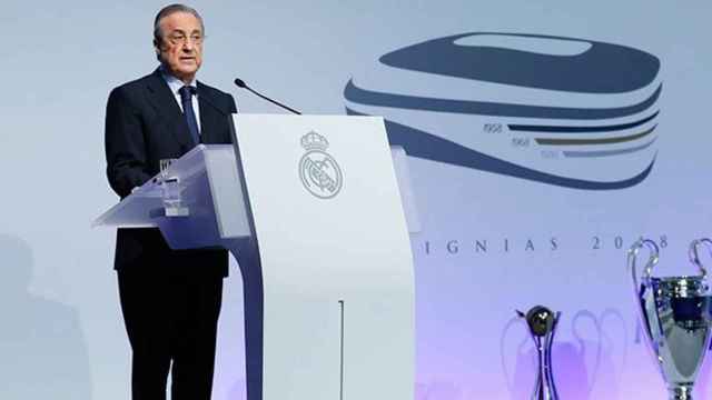 El presidente del Real Madrid, Florentino Perez, durante un acto / REALMADRID.COM