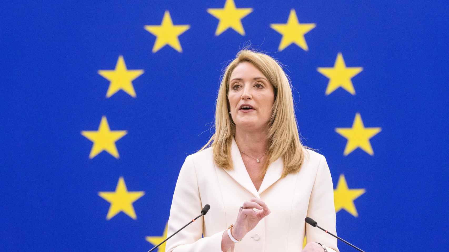 La nueva presidenta del Parlamento Europeo, Roberta Metsola / Philipp von Ditfurth EP