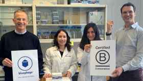 El equipo de Bluephage, empresa recientemente certificada como B Corp / ACCIÓ
