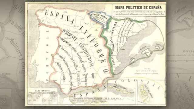Mapa político de España en 1840 / CG