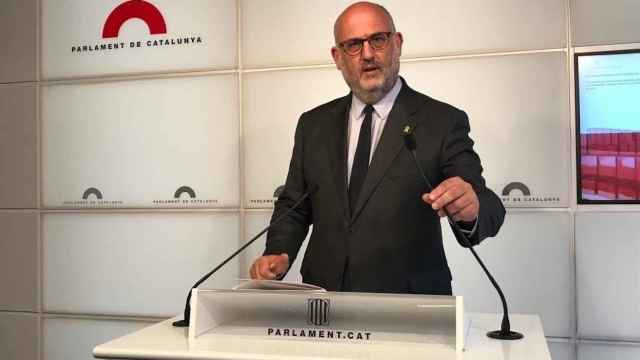 El portavoz de JxCat en el Parlament, Eduard Pujol