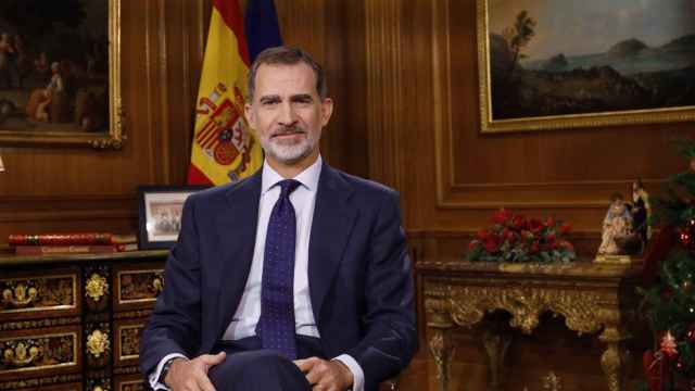 El rey Felipe VI, durante su discurso de Navidad / CASA REAL