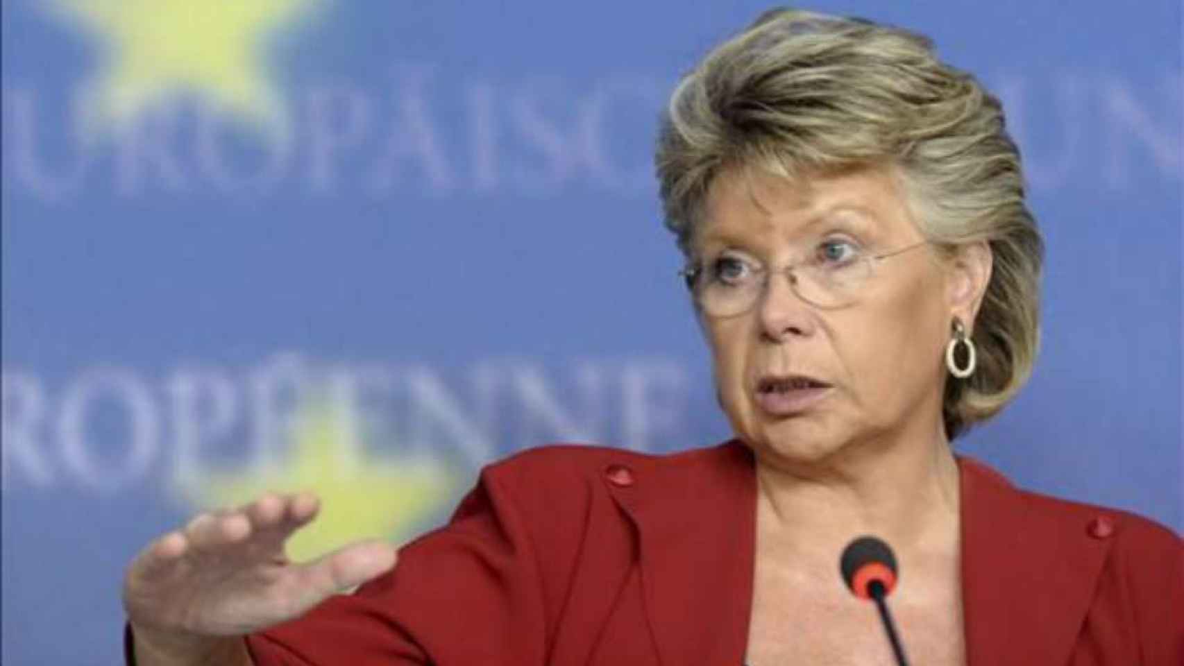 La exvicepresidenta de la Comisión Europea Viviane Reding