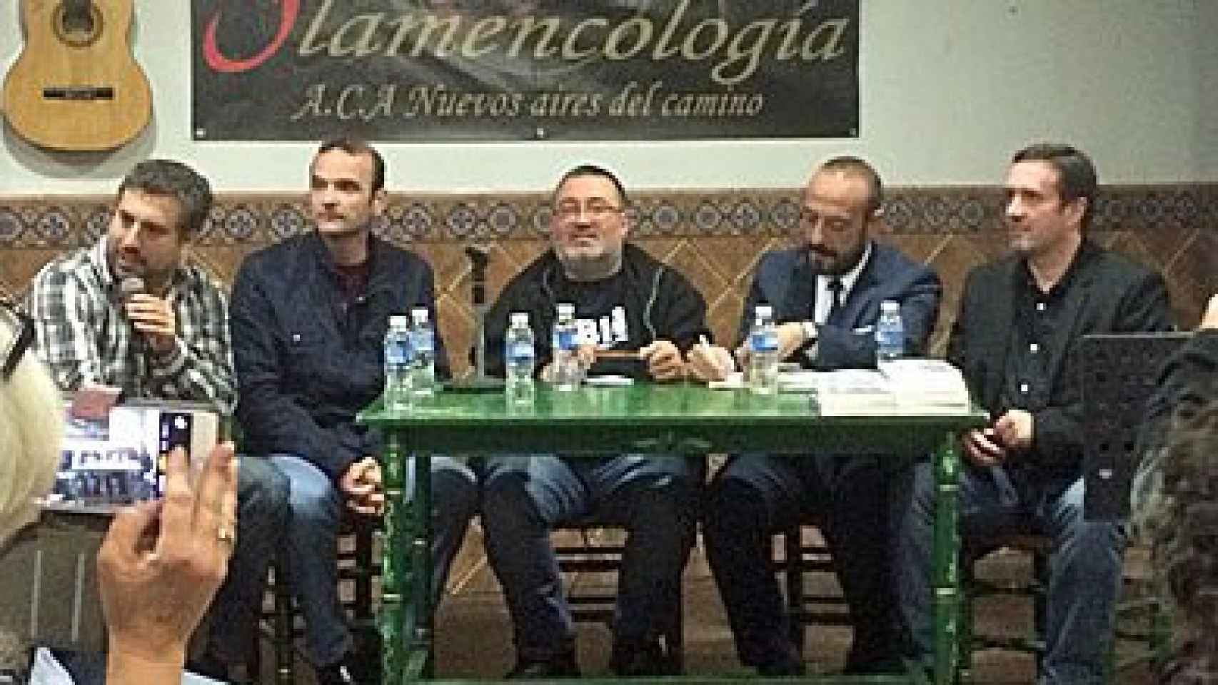Pedro Limón, Javier González, Sergio Fidalgo, Jordi Cañas y Pau Guix durante la presentación