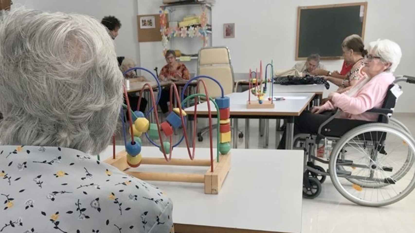 Centro de mayores con personas con dependencia / EUROPA PRESS