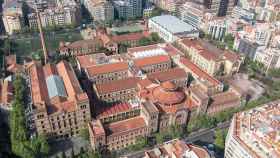 Imagen aérea de la Escuela Industrial de Barcelona / CG