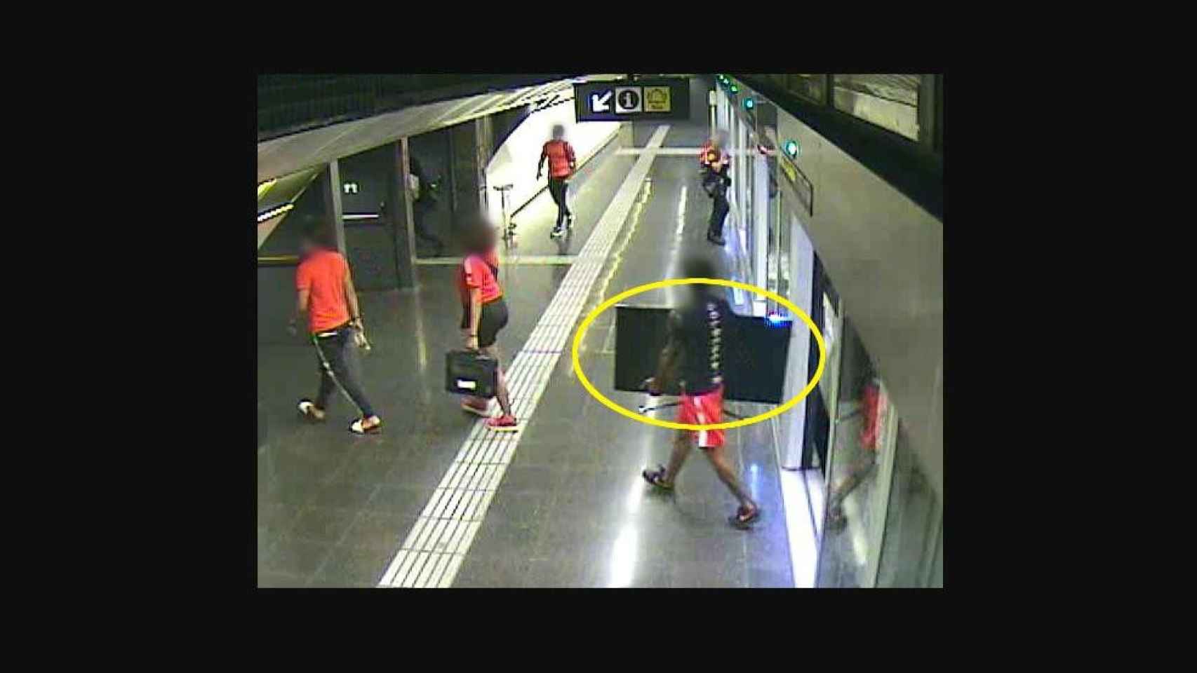 Un supuesto ladrón que participó en el atraco en el metro / MOSSOS