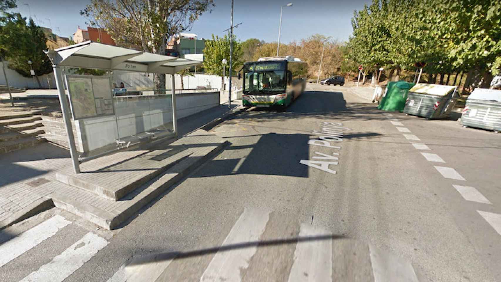 Av. Polinyà, donde se produjo el accidente en Sabadell / GOOGLE MAPS