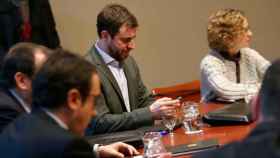 El consejero catalán de Salud, Toni Comín, en una reunión del Consejo de Gobierno / EFE