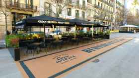La terraza del nuevo restaurante de Moritz, en la Rambla de Cataluña de Barcelona / MORITZ