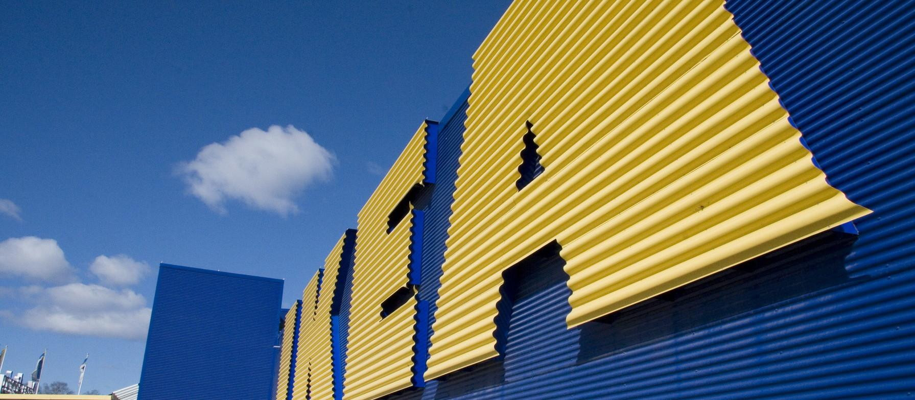 Fachada de uno de los grandes almacenes de Ikea, en los que apuesta por la sostenibilidad / CG