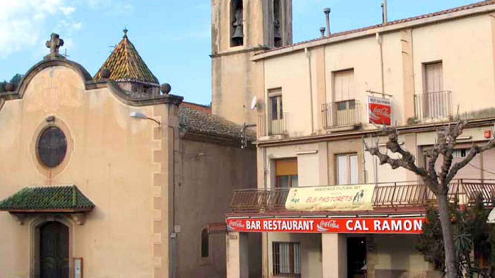 Vista de la plaza principal de Sant Llorenç Savall