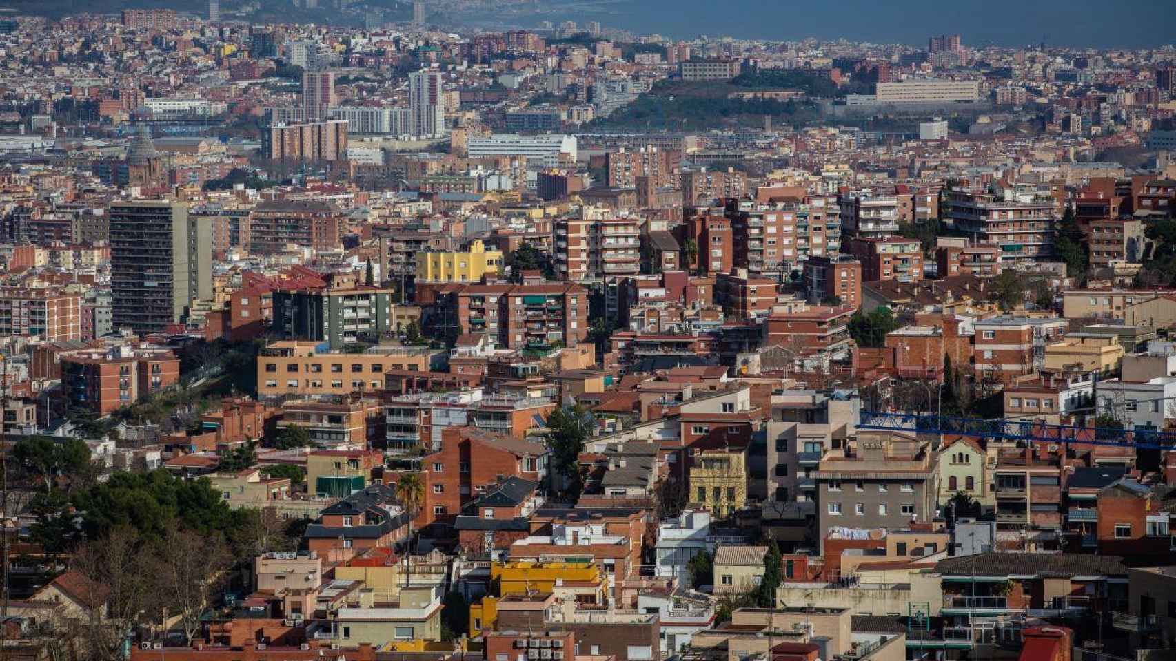 Panorámica de la ciudad de Barcelona: el Covid lleva a muchos catalanes a querer cambiar de casa / EP