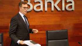 José Sevilla, consejero delegado de Bankia, en la presentación de resultados de los nueve primeros meses de 2019 / EFE