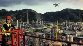 Repsol realizó la prueba piloto con drones en el complejo de Sines (Portugal)