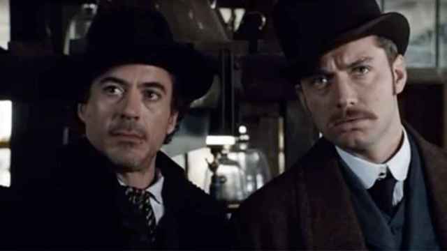 Robert Downey Jr., como Sherlock Holmes, y Jude Law, como Watson