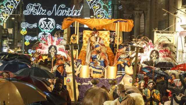 El rey Baltasar de la Cabalgata de Reyes de Guadalajara / EP