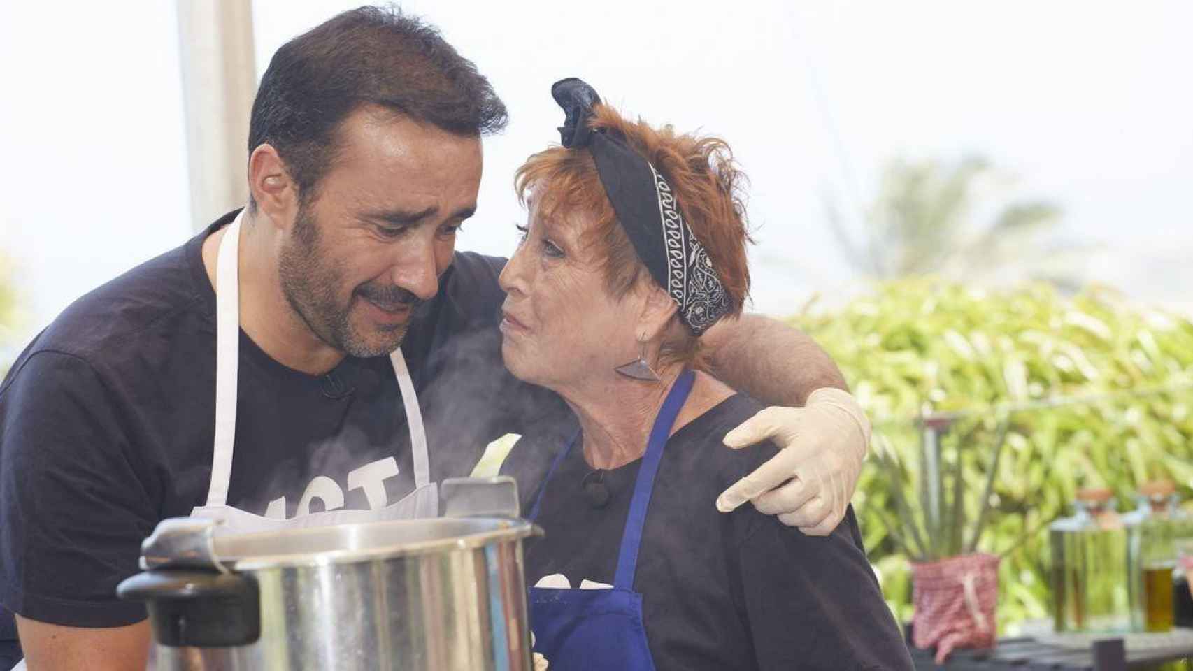 Juanma Castaño y Verónica Forqué en 'Master Chef Celebrity 6' / LA1