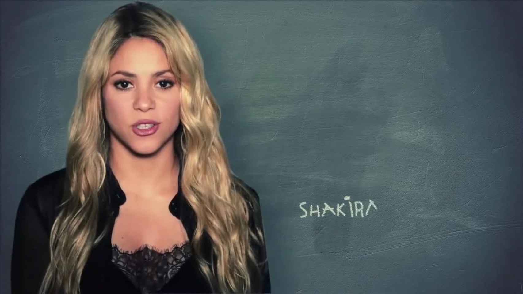 Shakira en uno de sus últimos videoclips