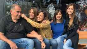 Antonella Roccuzzo con su familia al completo
