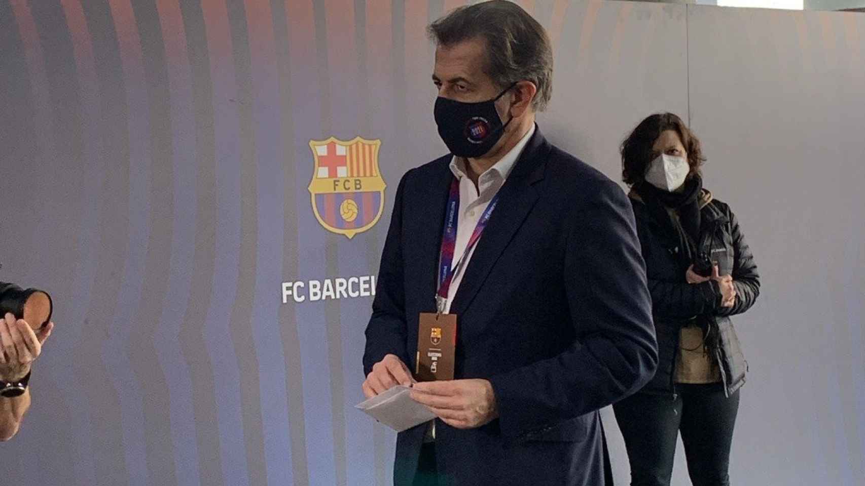 Toni Freixa en el día de las votaciones del Barça / 'Fidels al Barça'