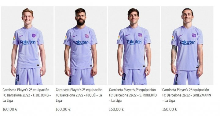 La segunda equipación del Barça, ya a la venta / FC Barcelona