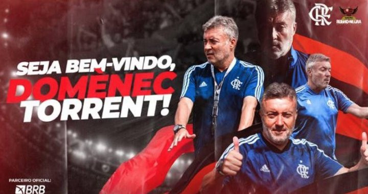 Domènec Torrent en el anuncio del Flamengo / Flamengo