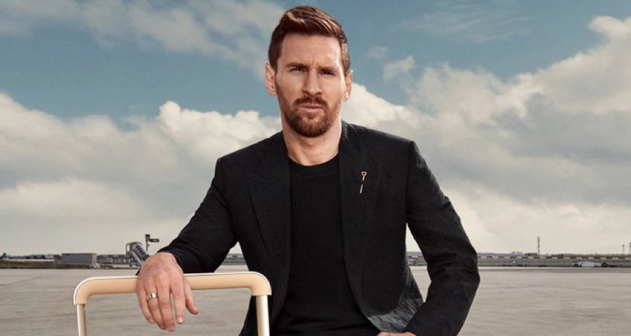 Messi, durante la campaña publicitaria de Louis Vuitton / LOUIS VUITTON