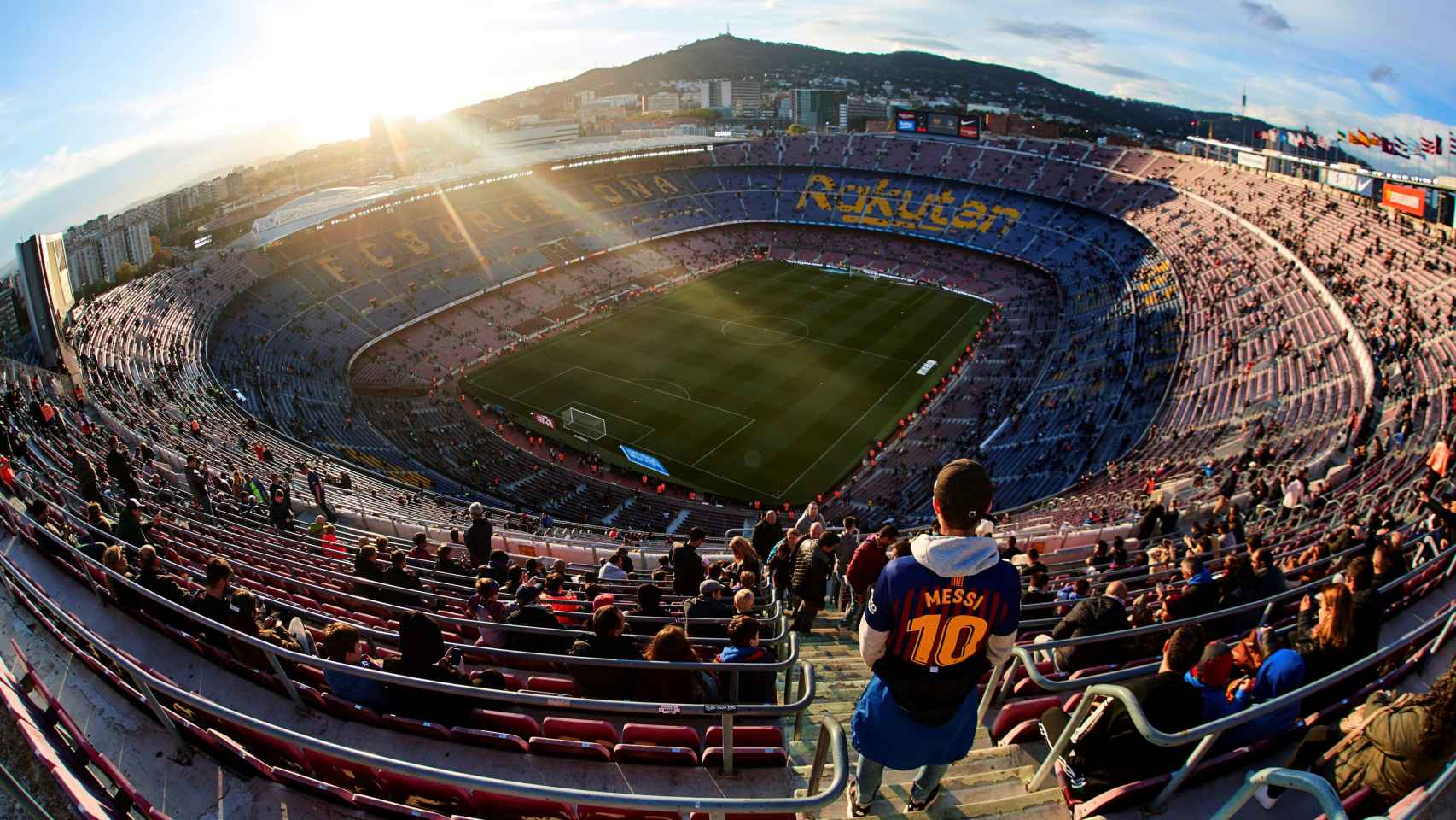 Una foto del Camp Nou antes del Barça-Atlético / EFE