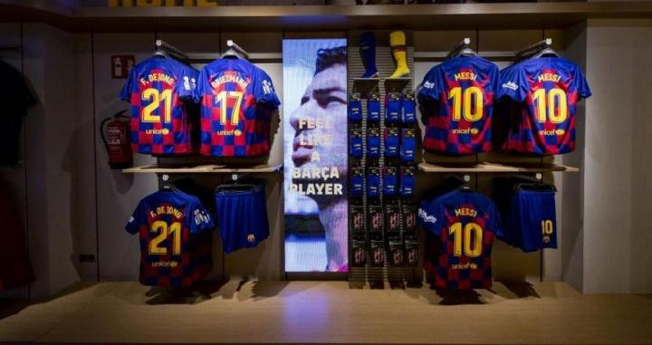 Una imagen de archivo de una tienda del Barça / FC Barcelona