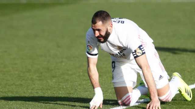 Benzema, en un partido con el Real Madrid | EFE