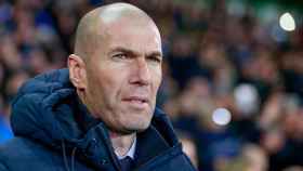 Zinedine Zidane en un encuentro del Real Madrid / EFE
