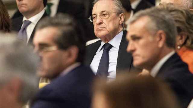 Florentino Pérez en un acto del Real Madrid / EFE