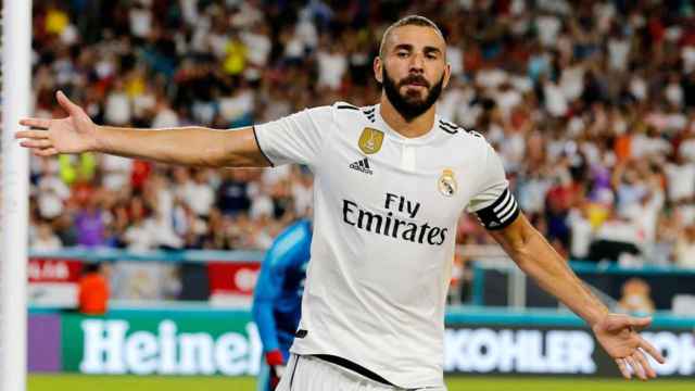 Karim Benzema firma una buena pretemporada con el Real Madrid | EFE