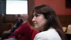 La presidenta de Junts, Laura Borràs, durante su juicio por presuntamente fraccionar 18 contratos en la Institució de les Lletres Catalanes cuando era directora de esta / DAVID ZORRAKINO - EUROPA PRESS