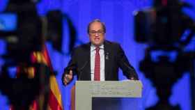 Quim Torra, presidente del Gobierno catalán, presenta su plan para la legislatura / EFE