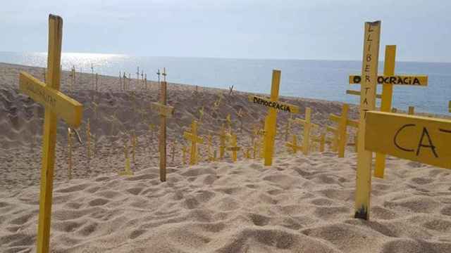 Las calles y las playas catalanas