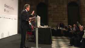 El expresidente catalán, Artur Mas, durante una conferencia organizada por la Cámara de Comercio de Barcelona / CG