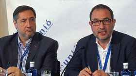 El presidente del Consejo Nacional de UDC, Josep Maria Pelegrí, y el secretario general de UDC, Ramon Espadaler