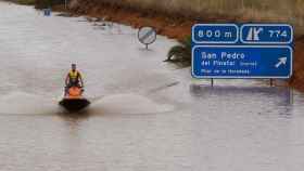 Imagen de las inundaciones que se produjeron en Murcia el mes de septiembre pasado / EFE
