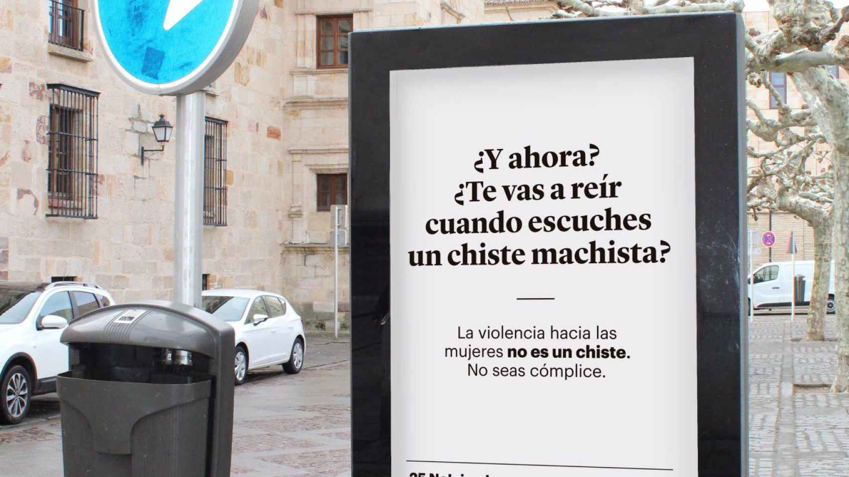 Campaña contra la violencia machista en Zamora / TWITTER