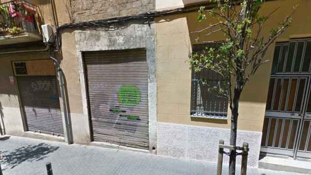 La entrada al huerto urbano de La Farga, en Sants / CG